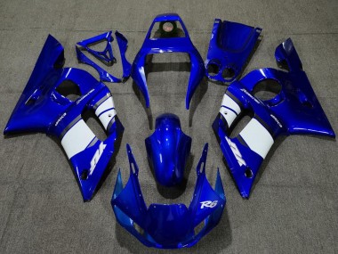 Carene Moto Yamaha R6 1998-2002 - Blu Bianco