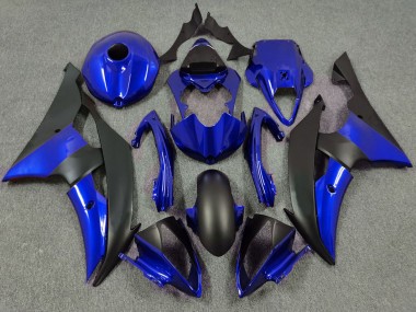 Carena Moto Yamaha R6 2008-2016 - Blu Nero Opaco
