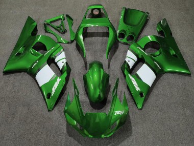 Carena Moto Yamaha R6 1998-2002 - Verde Bianco