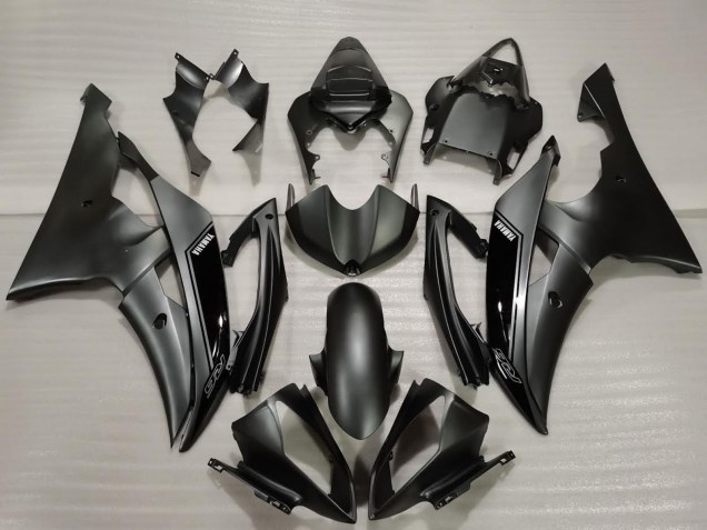 Kit Carene Moto ABS Yamaha R6 2008-2016 - Nero Lucido Nero Opaco