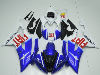 Carene Moto Yamaha R6 2008-2016 - Bianco Blu Rosso Nero Fiat
