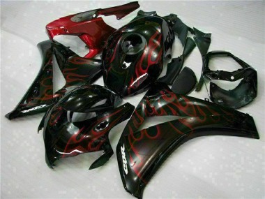 Kit Carena Moto Honda CBR1000RR 2008-2011 - Nero Lucido Rosso Fiamma