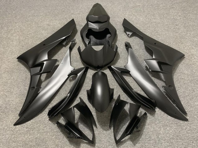 Carene Moto Yamaha R6 2006-2007 - Nero Opaco