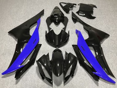 Carene Moto Yamaha R6 2008-2016 - Blu Nero Lucido