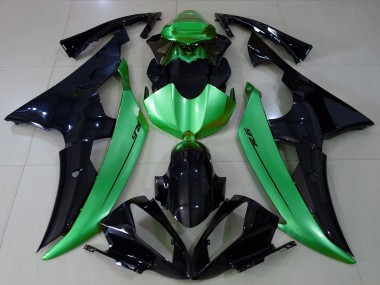Carene Moto Yamaha R6 2008-2016 - Verde Nero Lucido