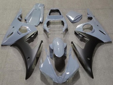 Carene Moto Yamaha R6 2003-2004 - Nardo Grigio Nero Opaco
