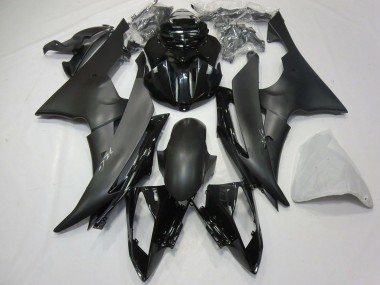 Carena Moto Yamaha R6 2008-2016 - Nero Lucido Nero Opaco