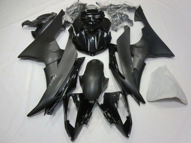 Carena Moto Yamaha R6 2008-2016 - Nero Lucido Nero Opaco