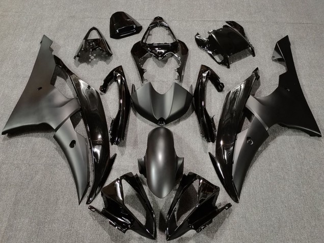 Carene Moto Yamaha R6 2008-2016 - Nero Lucido Nero Opaco