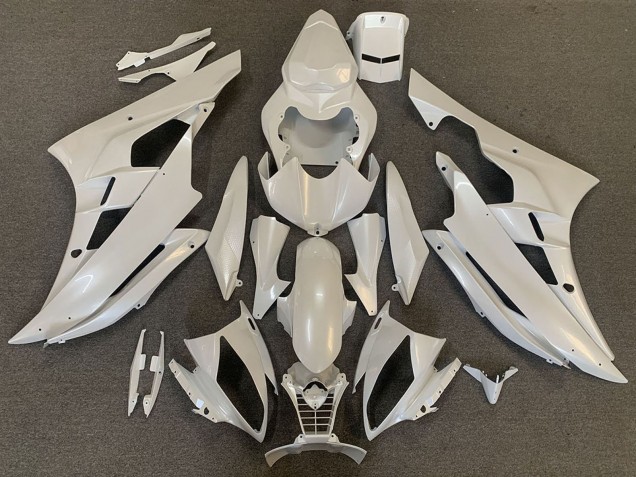 Carene Moto Yamaha R6 2006-2007 - Bianco Perla