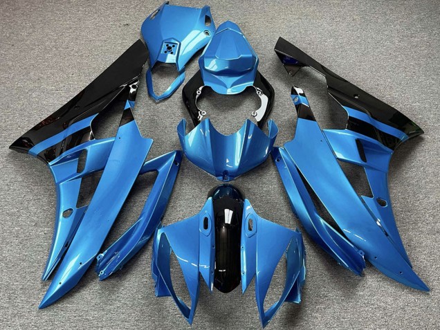 Carene Moto Yamaha R6 2006-2007 - Bianco Blu Rosso Verde Dunlop Wudy Michelin Motul