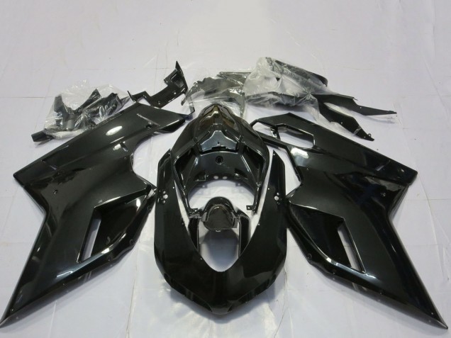 Carene Moto Ducati 848 1098 1198 2007-2014 - Nero Lucido