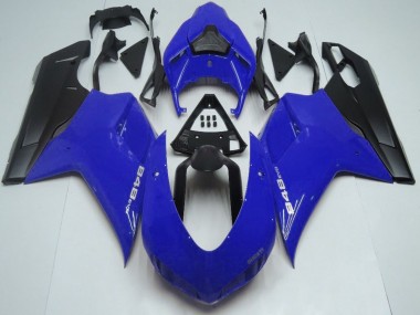 Carene Moto Ducati 848 2007-2014 - Blu Nero Opaco