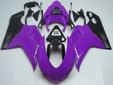 Carene Moto Ducati 848 2007-2014 - Viola Nero Opaco