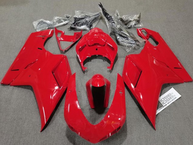Carene Moto Ducati 848 1098 1198 2007-2014 - Lucido Rosso Pianura