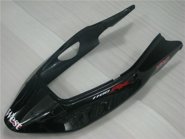 Carena Moto Honda CBR1100XX Blackbird 1996-2007 - Nero Lucido Bianco West