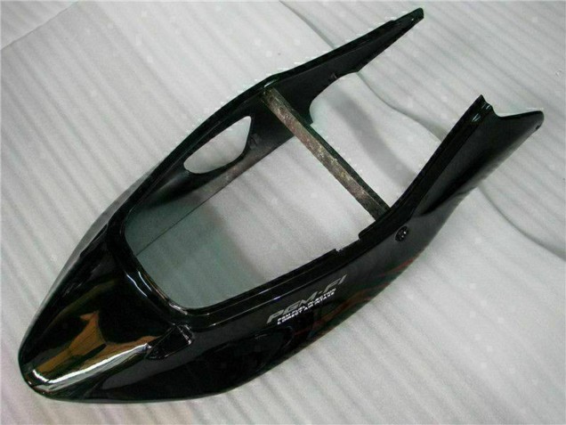 Carena Moto ABS Honda CBR1100XX Blackbird 1996-2007 - Nero Lucido Rosso Fiamma