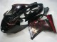 Carena Moto ABS Honda CBR1100XX Blackbird 1996-2007 - Nero Lucido Rosso Fiamma