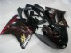 Carena Moto ABS Honda CBR1100XX Blackbird 1996-2007 - Nero Lucido Rosso Fiamma
