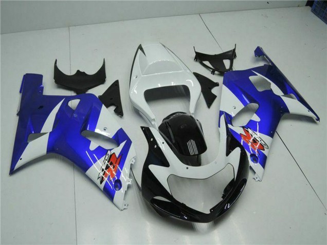 Carena Moto Suzuki GSXR 600/750 2001-2003 - Bianco Blu Nero