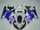 Carena Moto Suzuki GSXR 600/750 2001-2003 - Bianco Blu Nero