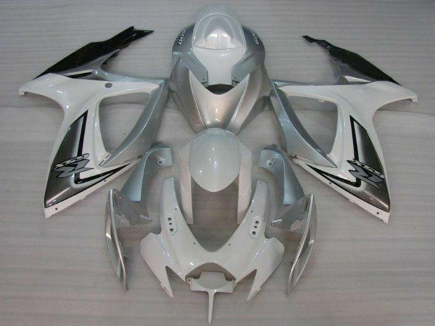 Carena Moto Suzuki GSXR 600/750 2006-2007 - Bianco Argento