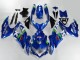 Carena Moto Suzuki GSXR 600/750 2008-2010 - Blu Bianco Verde Nero