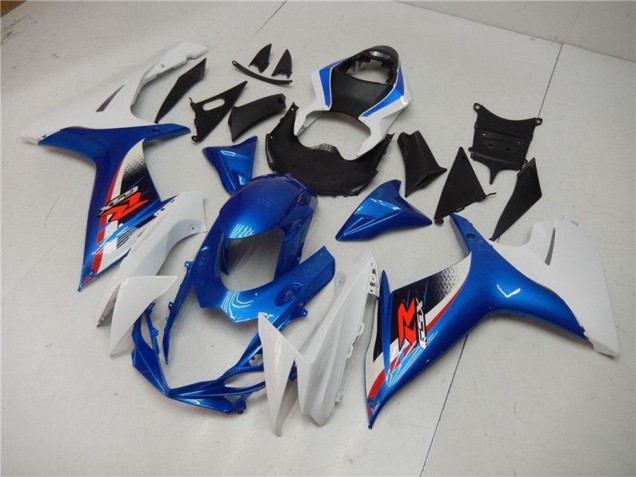 Carena Moto Suzuki GSXR 600/750 2011-2024 - Bianco Blu Nero Rosso