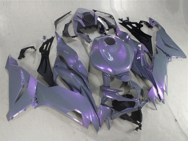 Carena Moto Kawasaki ZX6R 2019-2022 - Camaleonte Grigio Dazz Viola Perla