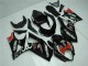 Carena Moto Suzuki GSXR 1000 2007-2008 - Nero Lucido Rosso Bianco