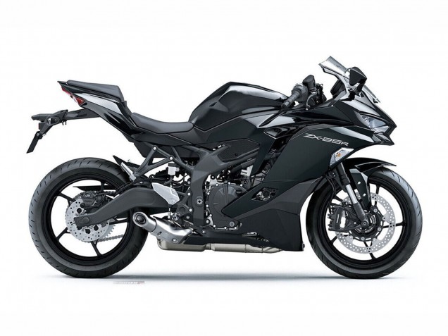 Carena Moto Kawasaki ZX25R ZX-25R 2019-2025 - Nero Lucido Nero Opaco