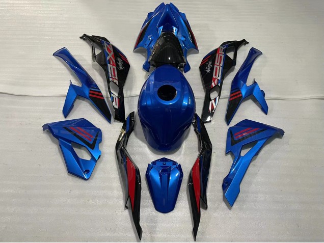 Carena Moto Kawasaki ZX25R ZX-25R 2019-2025 - Blu Rosso Grigio