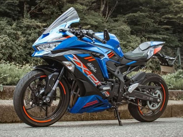 Carena Moto Kawasaki ZX25R ZX-25R 2019-2025 - Blu Rosso Grigio