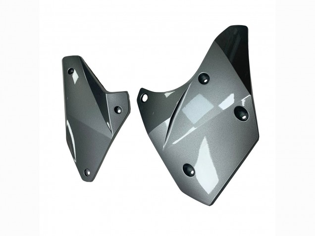 Carena Moto Kawasaki Ninja H2 2015-2022 - Argento Nero Fibra di Carbonio