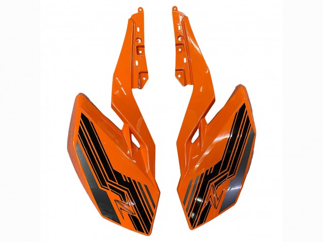 Carena Moto Kawasaki Z400 2018-2024 - Arancia Nero Lucido