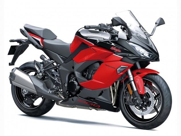 Carene Moto Kawasaki Z1000SX 2020-2025 - Nero Rosso Ninja