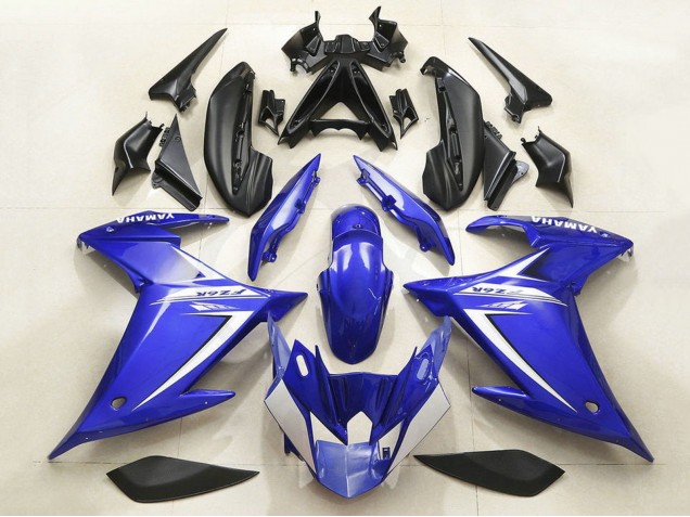 Carena Moto Yamaha FZ6R 2009-2015 - Blu Bianco
