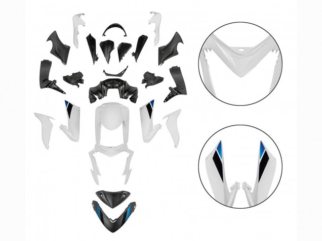 Carena Moto Suzuki GSX-S 1000 2015-2020 - Nero Bianco