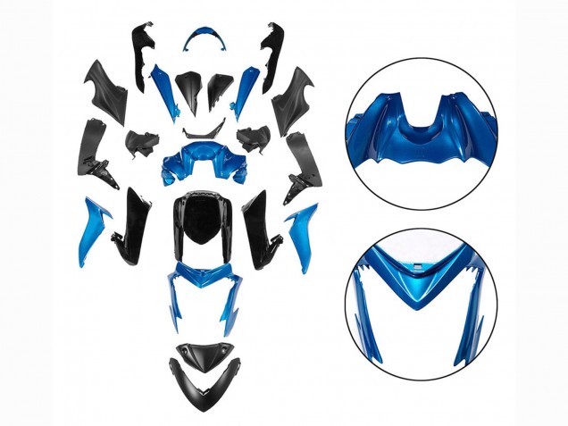 Carene Moto Suzuki GSX-S 1000 2015-2020 - Blu Nero