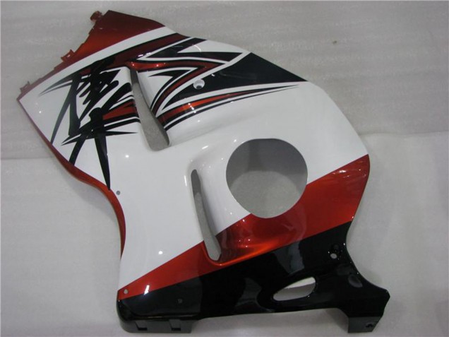 Carena Moto Suzuki GSXR 1300 Hayabusa 1996-2007 - Bianco Arancia Nero