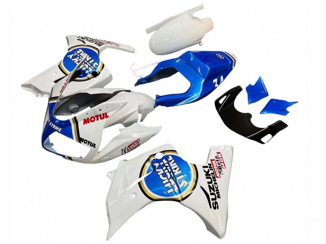 Carena Moto Suzuki SV650 2003-2013 - Bianco Blu Lucky Strike Motul
