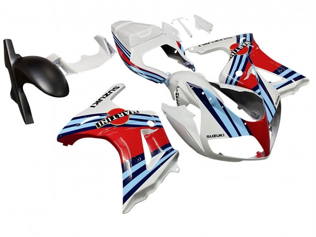 Carena Moto Suzuki SV650 2003-2013 - Bianco Rosso Blu Martini