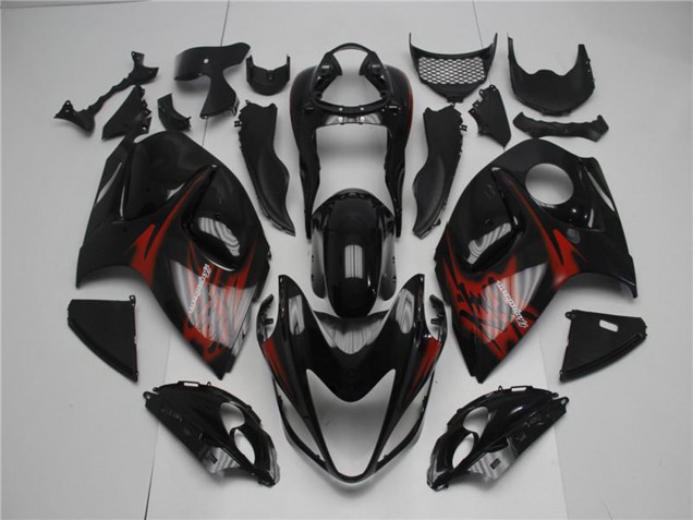 Carena Moto Suzuki GSXR 1300 Hayabusa 2008-2020 - Nero Lucido Rosso