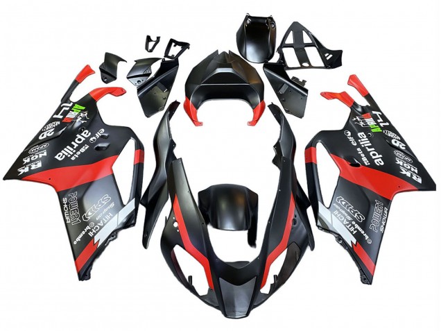 Carena Moto Aprilia RSV1000 2003-2006 - Nero Rosso