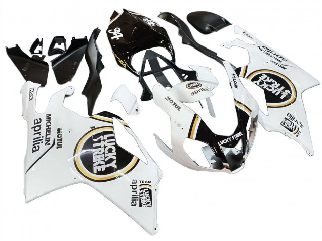 Carena Moto Aprilia RSV1000 2003-2006 - Bianco Nero Lucky Strike Motul Michelin