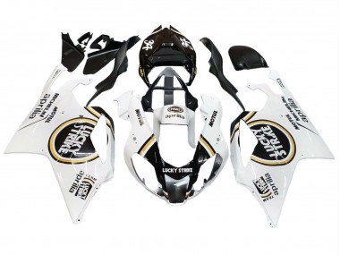 Carena Moto Aprilia RSV1000 2003-2006 - Bianco Nero Lucky Strike Motul Michelin