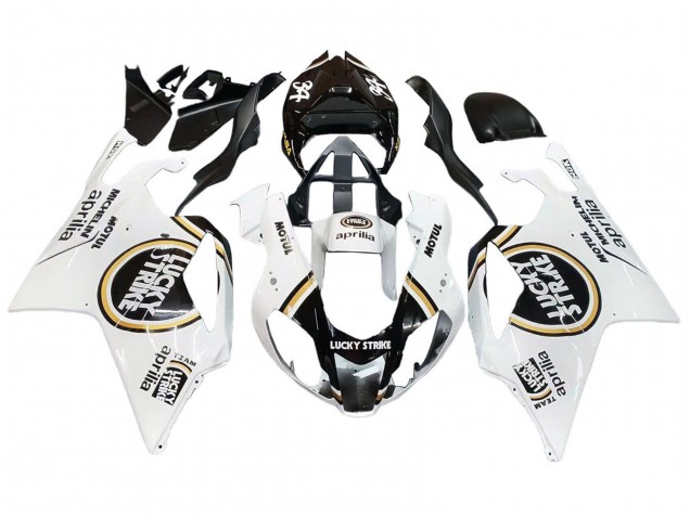 Carena Moto Aprilia RSV1000 2003-2006 - Bianco Nero Lucky Strike Motul Michelin