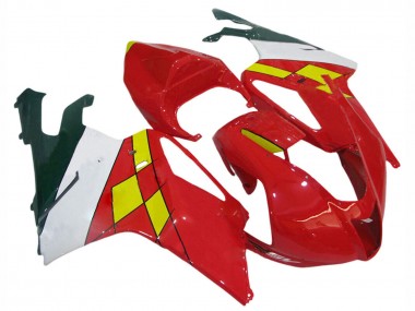 Carena Moto Aprilia RSV1000 2003-2006 - Rosso Giallo Bianco
