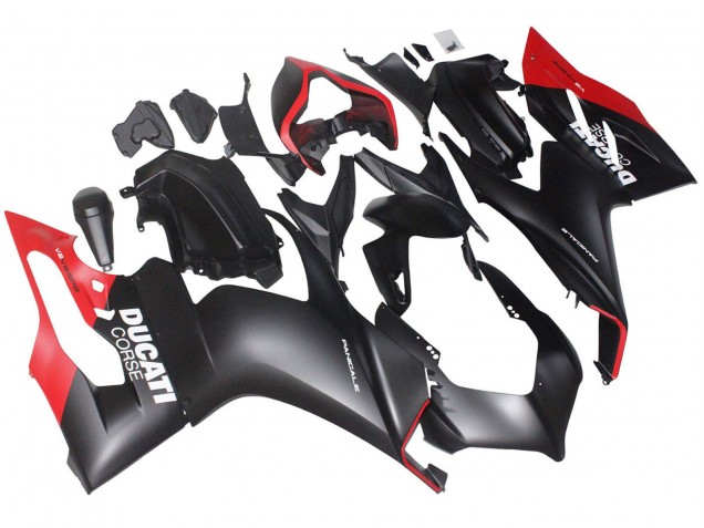 Carena Moto Ducati Panigale V2 2020-2024 - Rosso Nero Opaco Corse
