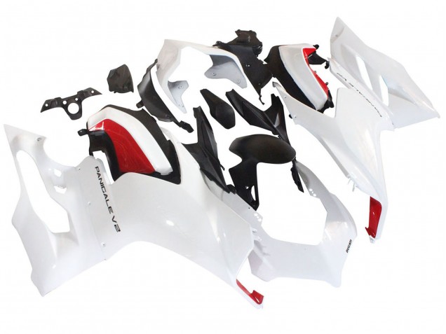 Carena Moto Ducati Panigale V2 2020-2024 - Bianco Rosso Nero Opaco